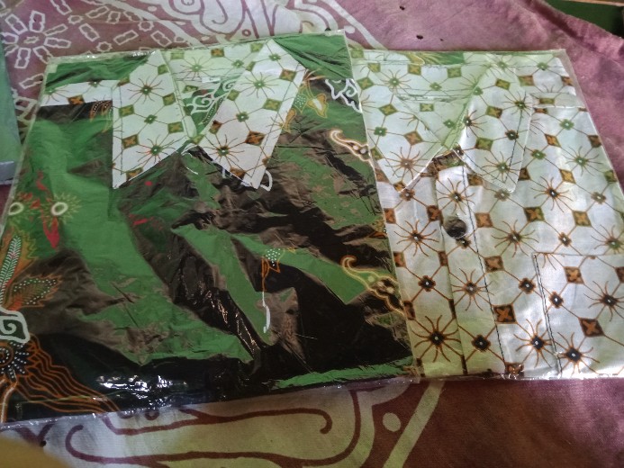 (couple Keluarga) Batik Couple Keluarga Ayah Ibu & Anak Motif Wayang