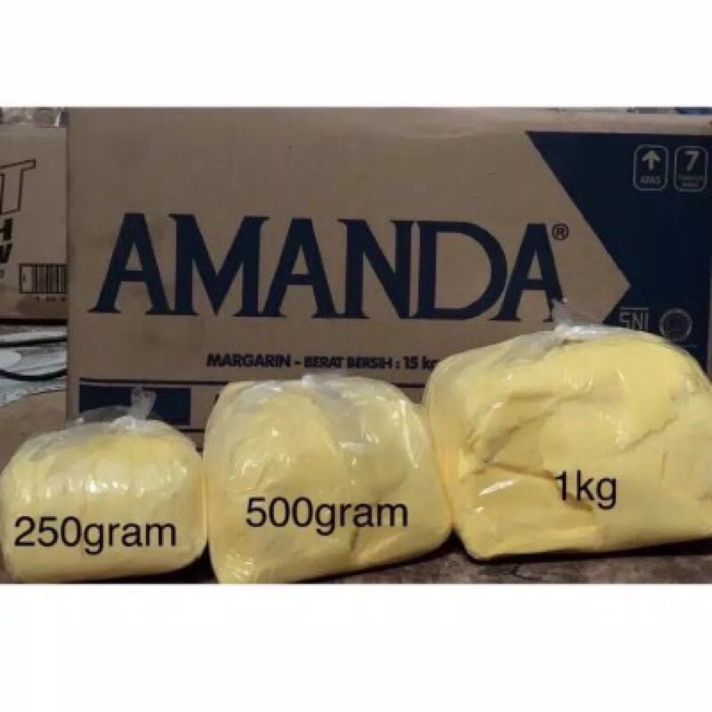 

MARGARIN AMANDA 250gr / MARGARINE / MENTEGA AMANDA 250gr / 500gr / 1 kg