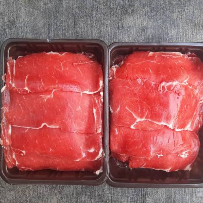 Jual Sirloin sukiyaki 500gr/beef sukiyaki 500gr/sirloin beef 500gr/beef