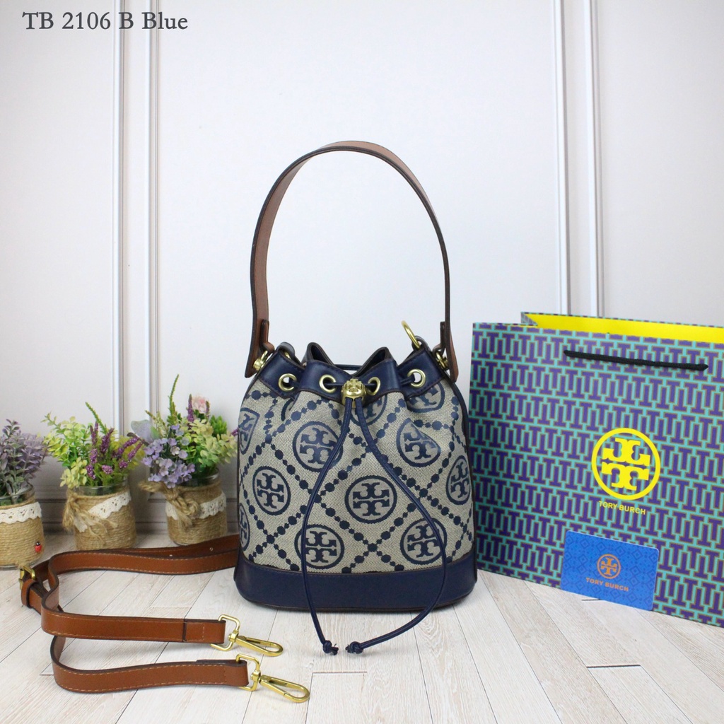 T*ry Burch Monogram Jaquard  2106 (FreeDust Bag+ Bubble Wrap)