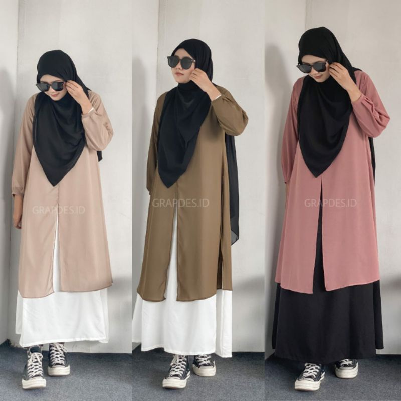 Mora Long Tunik Ceruty Babydoll