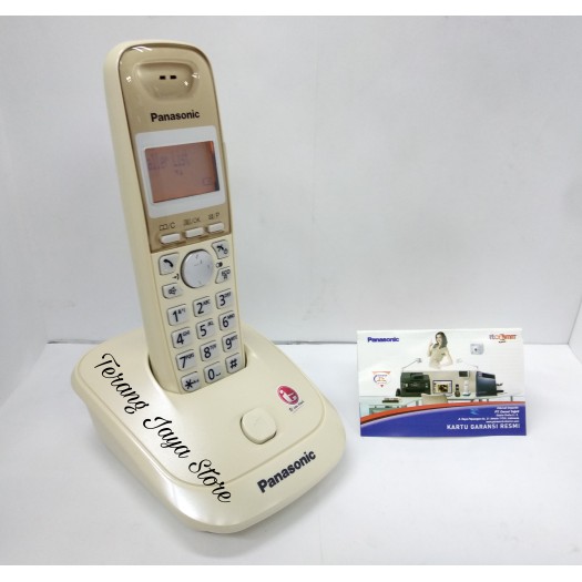 Telepon Wireless Panasonic KX-TG2511 (Gold) Telepon Panasonic