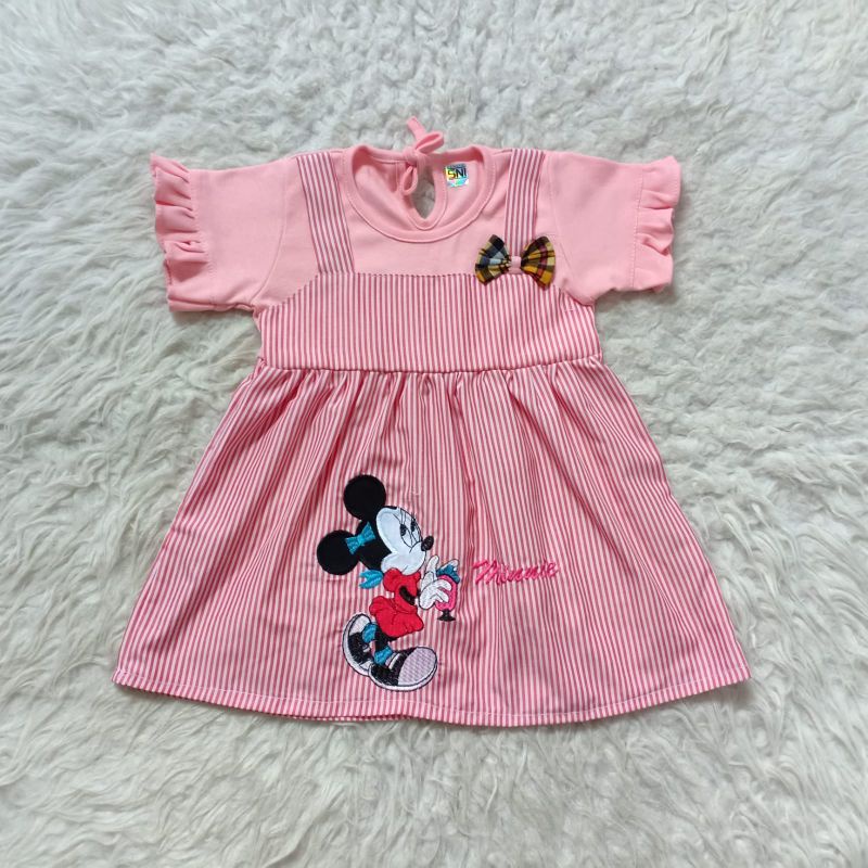 baju bayi mickey dress