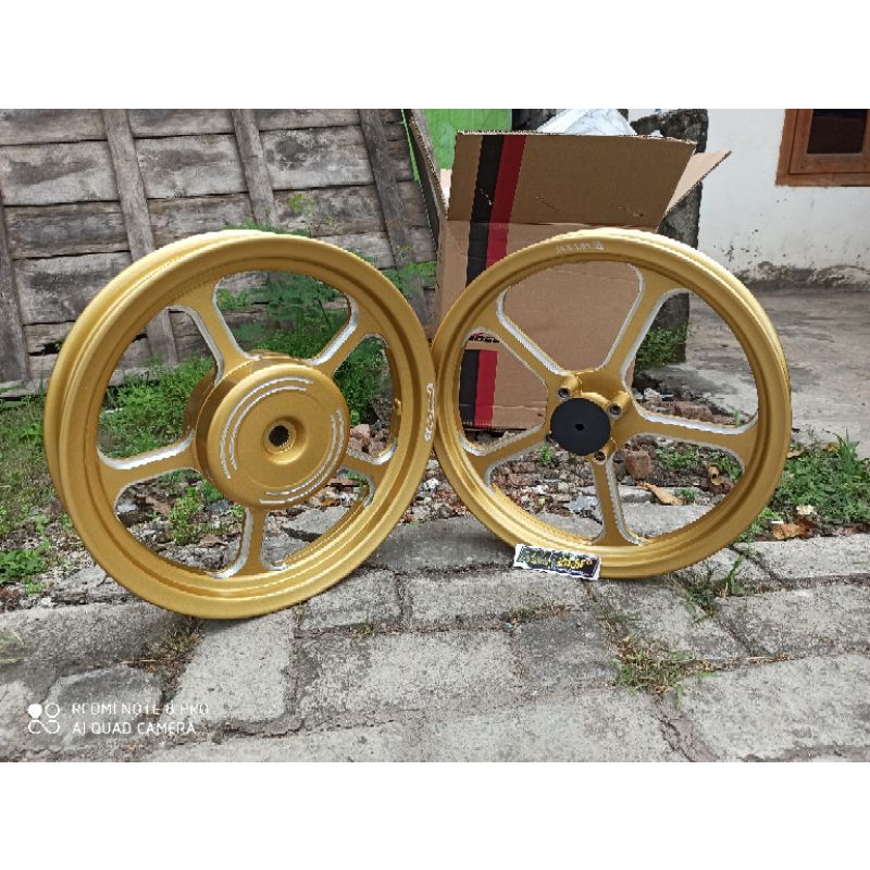 Velg vrossi rossi rosi mercury copy x mode beat scopy vario 110 ukuran 185/215 set