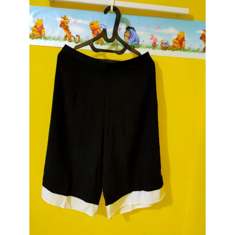 celana kulot hitam colorbox