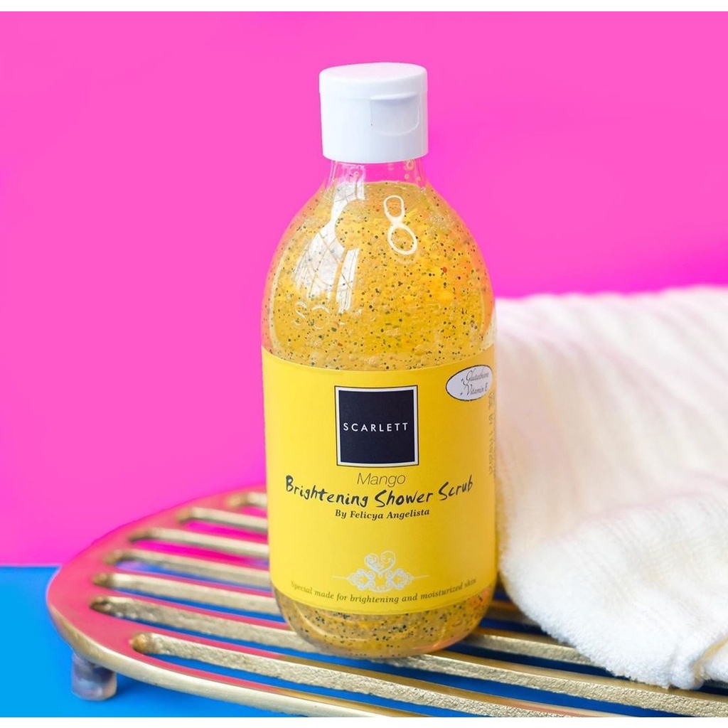 Scarlett Brightening Shower Scrub Mango Original 300 ML