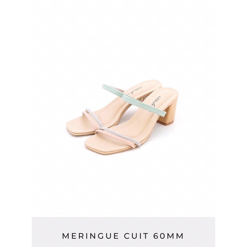Ittaherl Curated x Kiki siantar - Meringue Cuit 60mm size 37,38 (inc masker)