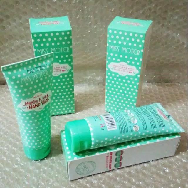 Milk Hand Wax Green Tea Original Pembersih Daki Pemutih Badan Tangan Kaki New Miss Moter