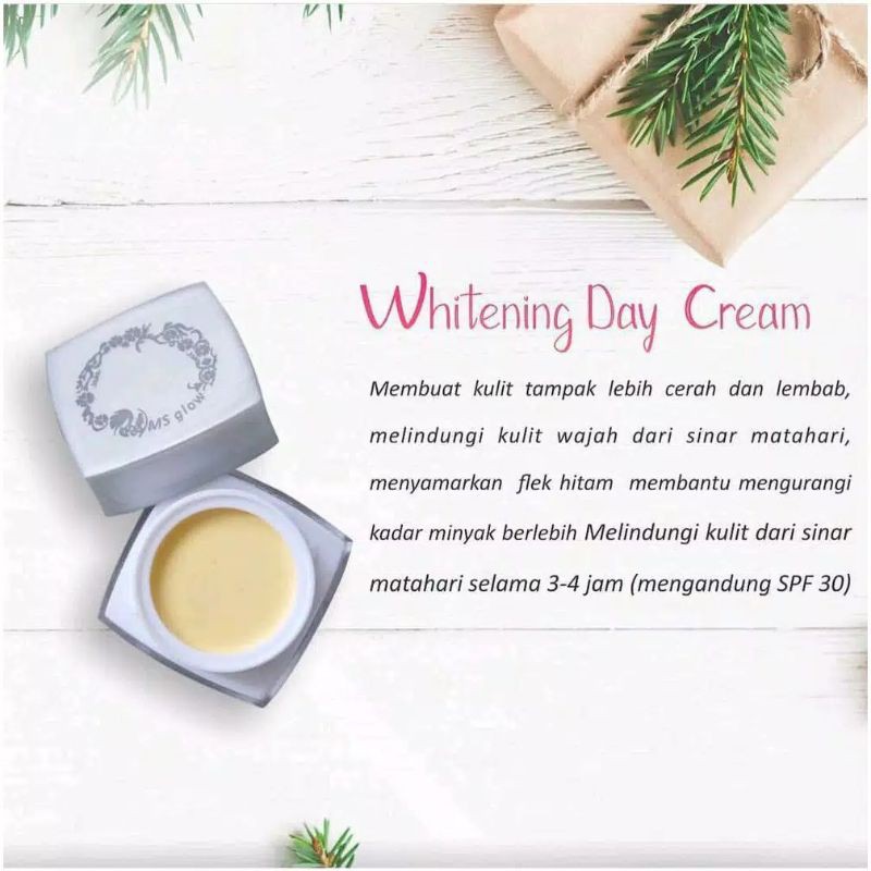 whitening day cream MS glow | cream siang MS glow | MS glow ecer siang | MS glow ecer