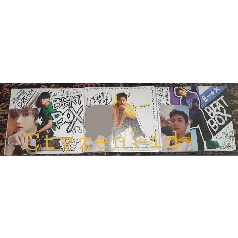 Pc Renjun Haechan & Digipack Only Beatbox Nct Dream