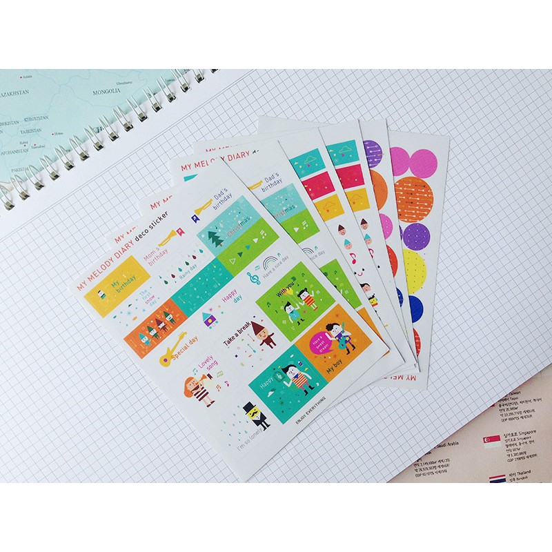 

My Melody Diary Deco Sticker (Stiker Dekorasi)