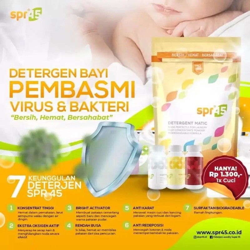 SPR45 Deterjen Bubuk SPR 45 Grosir//Sabun Laundry