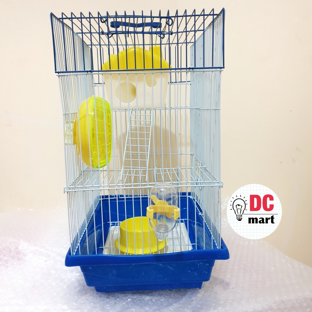 Kandang Hamster Tipe Susun 3 Tingkat/ 125 / Villa Rumah Hamster