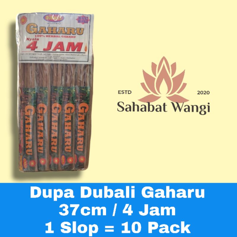 Dupa Hio Dubali Gaharu 4Jam Untuk Walet + Upacara (1 Slop)