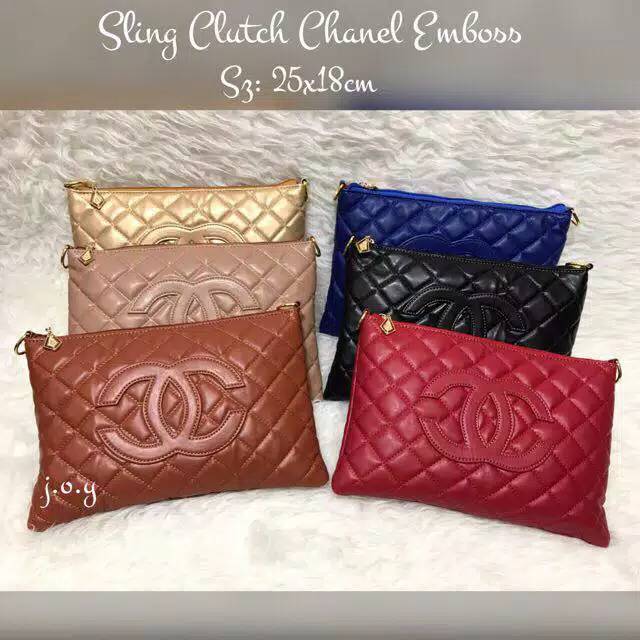 Tas batam chanel cluth
