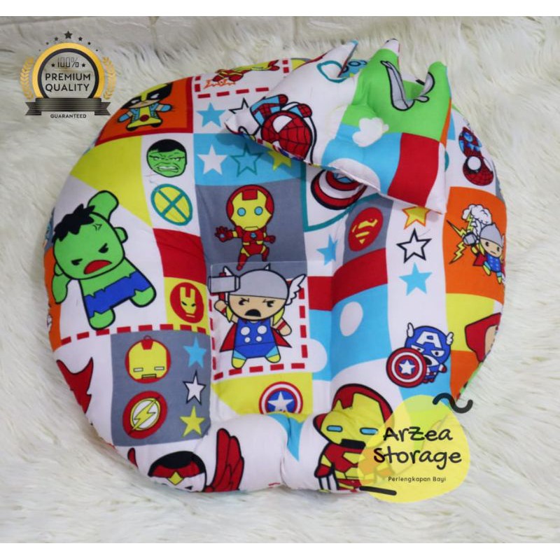 sofa bayi / baby launcer / FREE tas mika dan bantal mahkota superhero