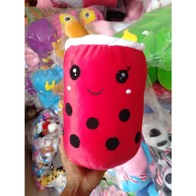 BISA COD | BAYAR DI TEMPAT | Boneka Boba Buble Milk Tea Brown Sugar murah lucu