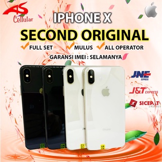 gratis ongkir cod iphone x ten 64gb 256gb second normal bagi undian