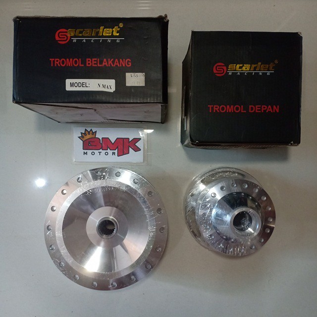 TROMOL SET CB150R NMAX CHROME SCARLET