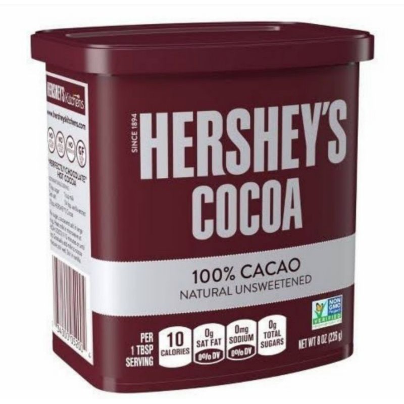 

Hershey's Cocoa 100% Cacao Natural Unsweetened 226 gr | Hershey