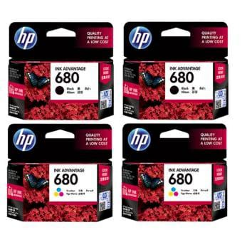 Tinta Printer HP Original 680 Black &amp; Colour