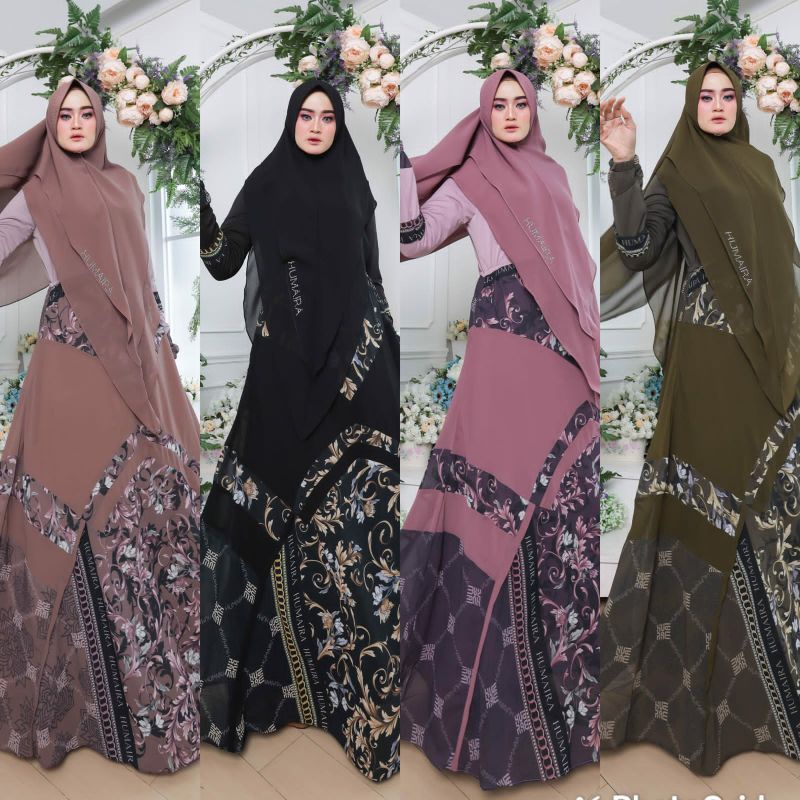 Gamis Syar'i/Set Syar'i/Bilqis by Humaira