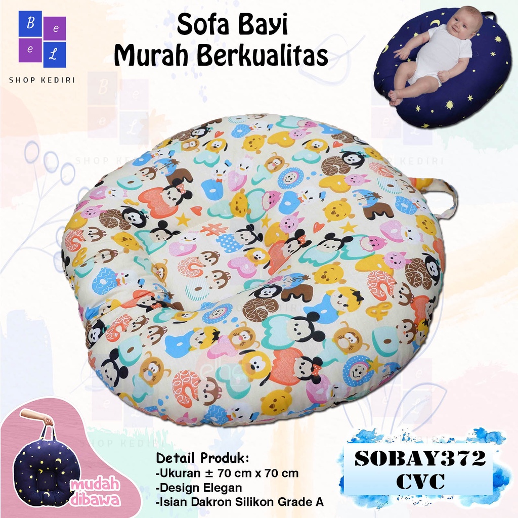 ✨ BeeL Shop ✨Sofa Bayi Newborn Sobay Multifungsi Perlengkapan Bayi Baru Lahir Baby Gift Set-SOBAY372CVC