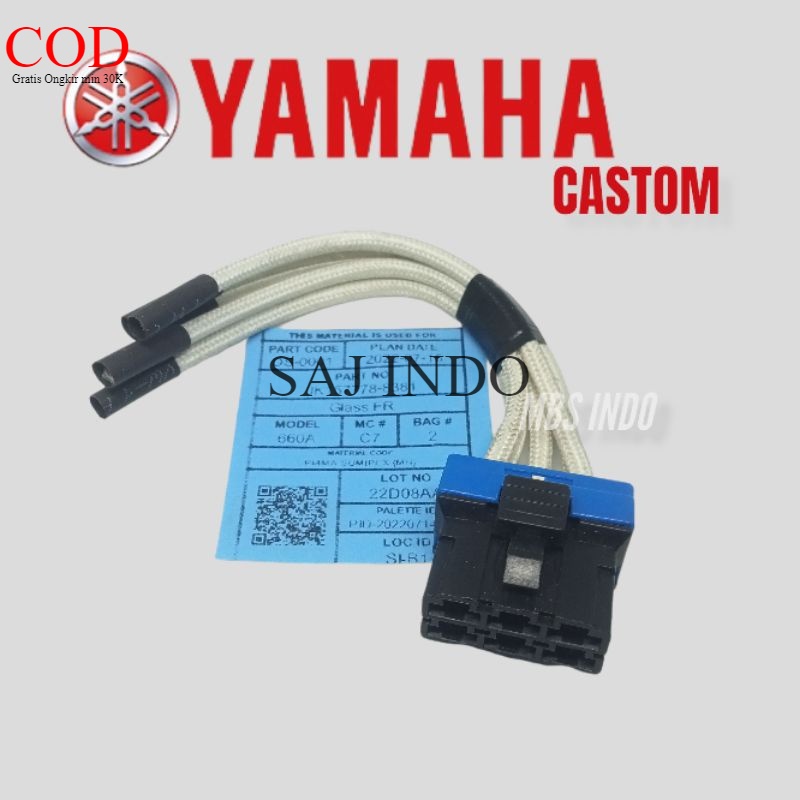 Soket legulator kiprok yamaha r25 kabel caston