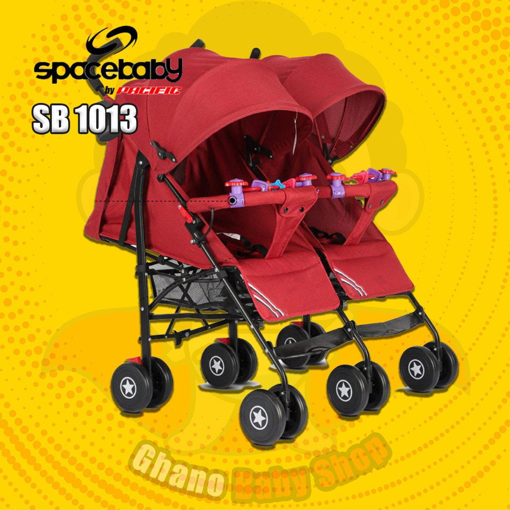 BABY STROLLER SB-1013 (KERETA DORONG BAYI)//BABY STROLLER KEMBAR//STROLLER BAYI KEMBAR