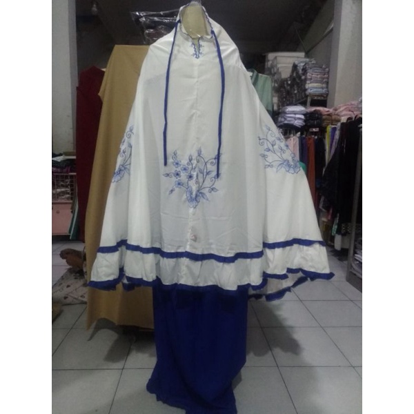 mukena alief. mukena santri gontor. imamah gontor putri