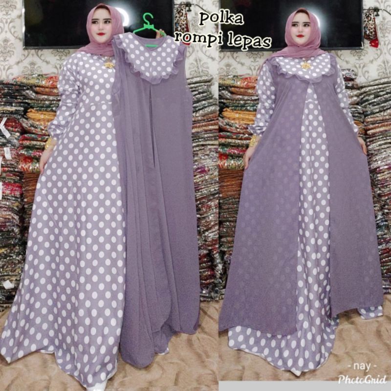 gamis set rompi