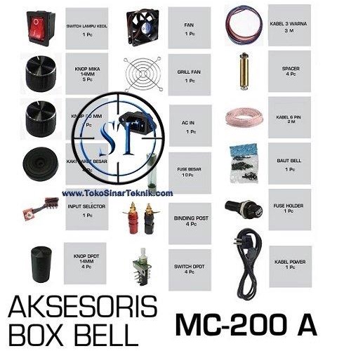 Dijual Perlengkapan Box Mc200A Mc-200A M 200A Aksesoris Box Bell Mc 200A Baik