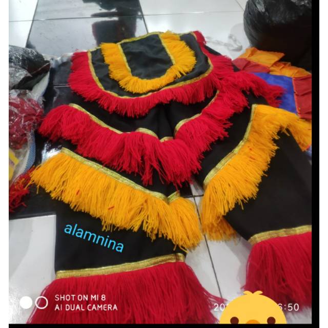 Celana barongan dengan 1embong untuk anak kelas 4,5,6 SD