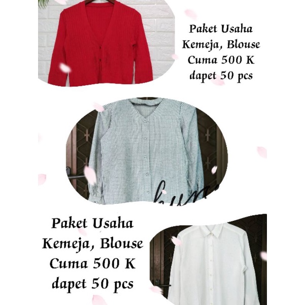 PAKET USAHA KEMEJA BLOUSE PREMIUM