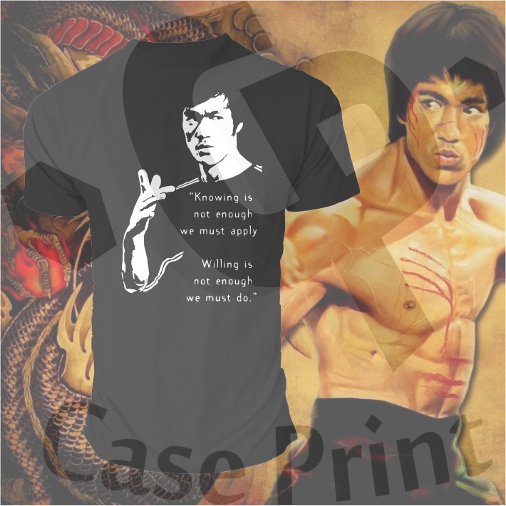 custom kaos bruce lee