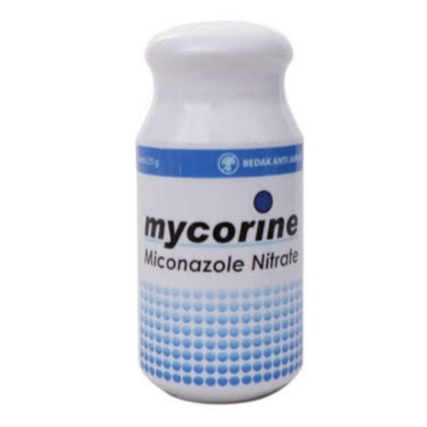 Mycorine powder 25 gram ( bedak gatal jamur panu kadas )