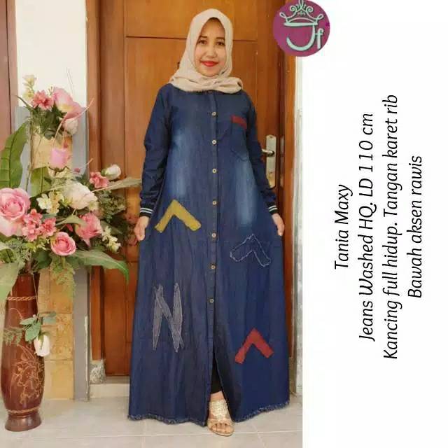 Gamis soft jeans medan bayar ditempat