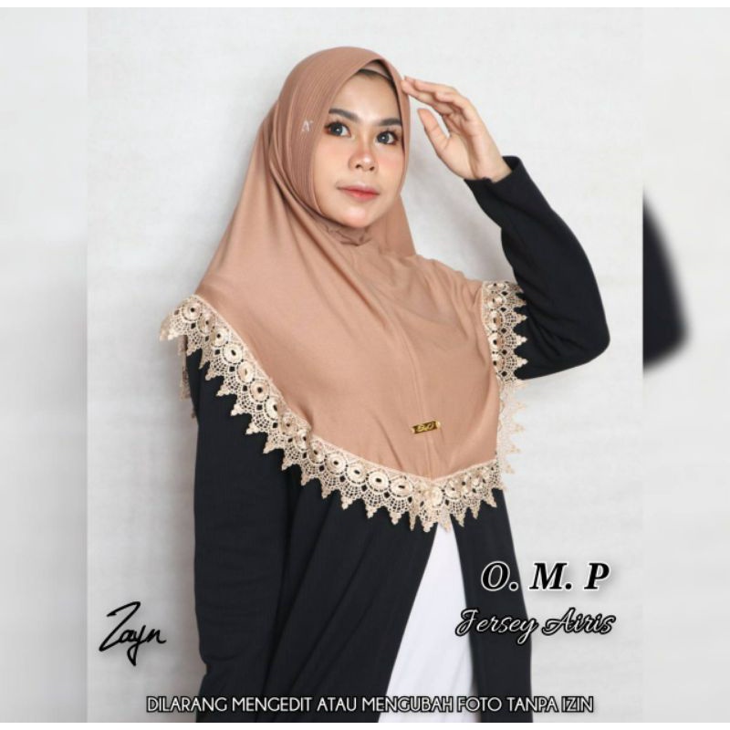 111 JILBAB ZAYN RENDA PRADA POLOS/HIJAB ZAIN PET SABIT BUSA SIZE  STANDART BAHAN JERSEY AIRIS IRISH 
