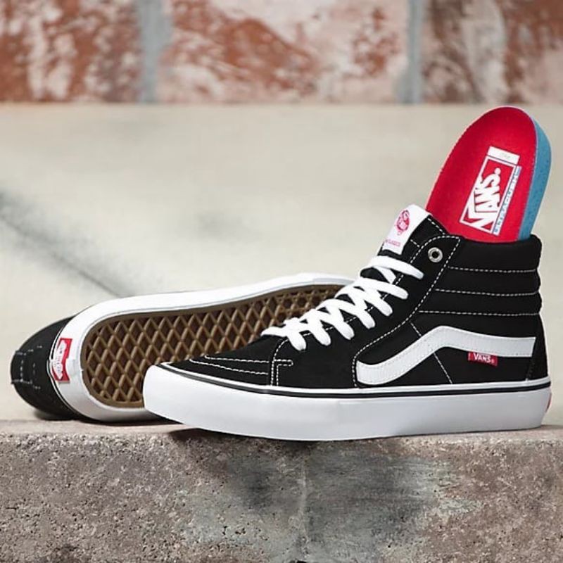 VANS SK8 HI PRO BLACK WHITE ORIGINAL
