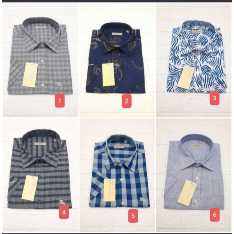 Kemeja Pria Burberry Big Size Premium Quality