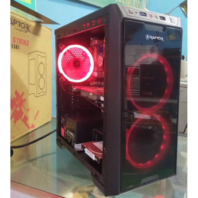 PC GAME/DESAIN CORE I3 RAM 8GB SSD 120GB VGA CARD