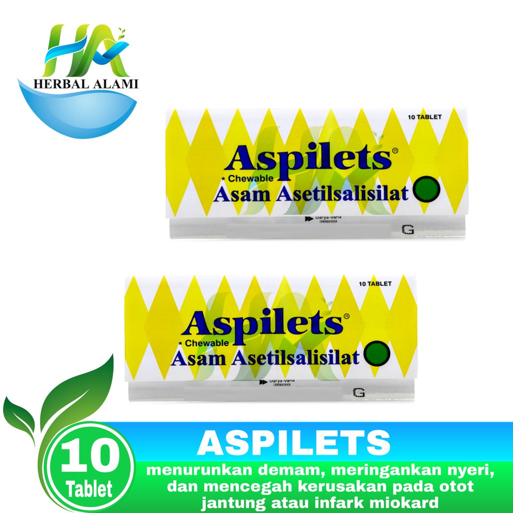 Aspilets / Aspilets Chewble - Isi 10 Tablet