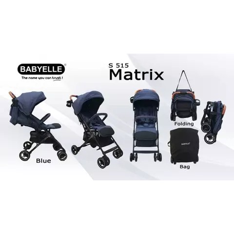 PROMO Stroller Babyelle Baby Elle Matrix 515 kereta dorong bayi cabin size ukuran cabin Makassar