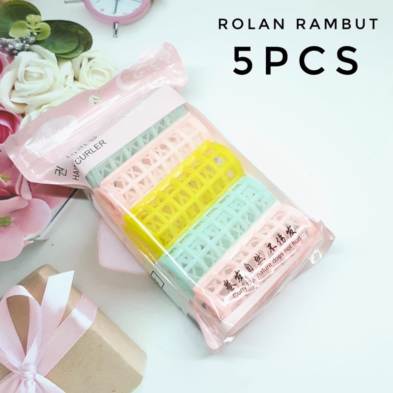 Rollan Rambut Ukuran Mini set isi 5pcs