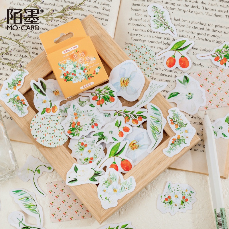 45pcs/set Cold Drink Shop Series Stickers Creative Cute Hand Account Decoration Material Stickers