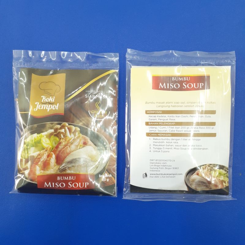 

Bumbu miso soup KOKI JEMPOL 60gr