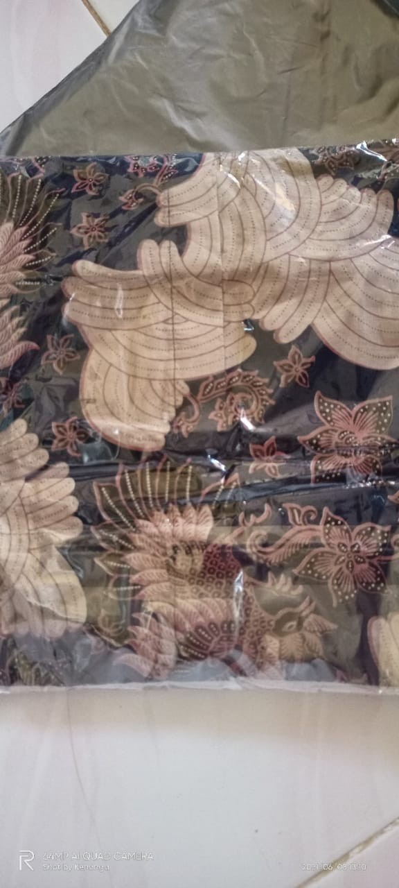 Tunik Batik Kraton Ziper Depan Batik Atasan Wanita