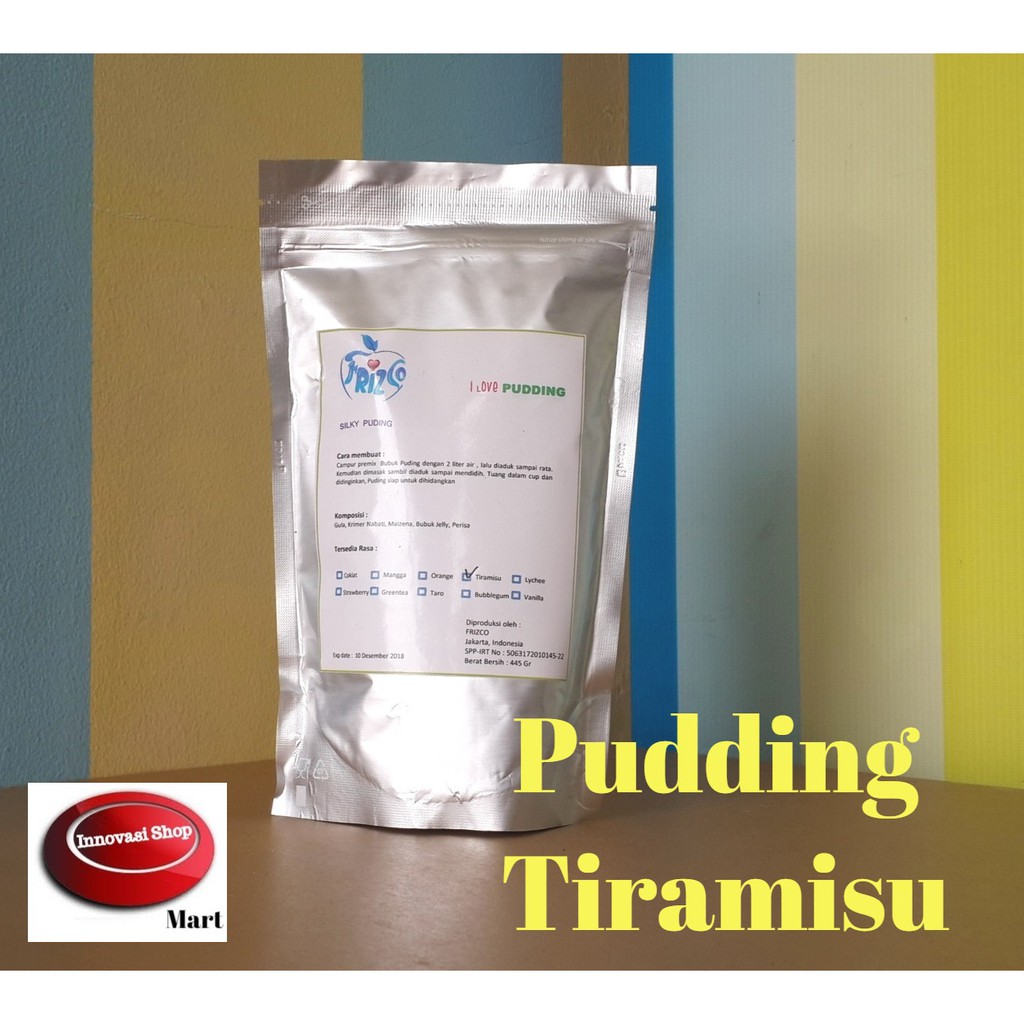 

TIRAMISU Pudding FRIZCO SILKY 445gr Podeng sutra Moiaa TIRAMISSU puding puyo