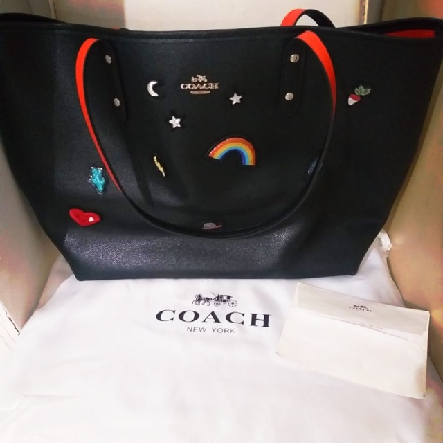 Tote Bag Coach (Preloved) Rainbow