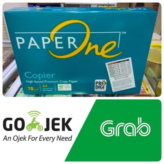 

Kertas / Paper One Kertas Hvs 70Gr A4 Gosend Grab Instan Only / Kertas Fotocopy